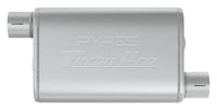 Turbo Pro Muffler Pypes Performance Exhaust MVT10: 2.5 Inch Offset Inlet/Offset Outlet,Multi