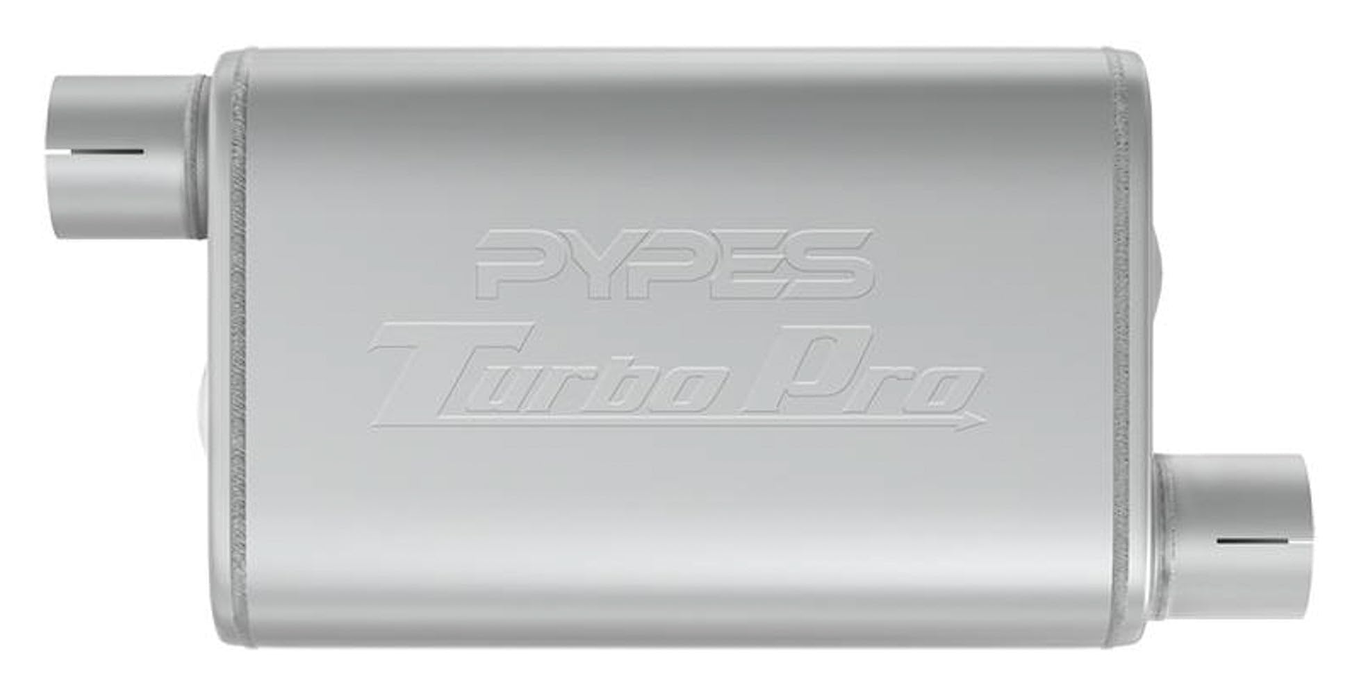 Turbo Pro Muffler Pypes Performance Exhaust MVT10: 2.5 Inch Offset Inlet/Offset Outlet,Multi
