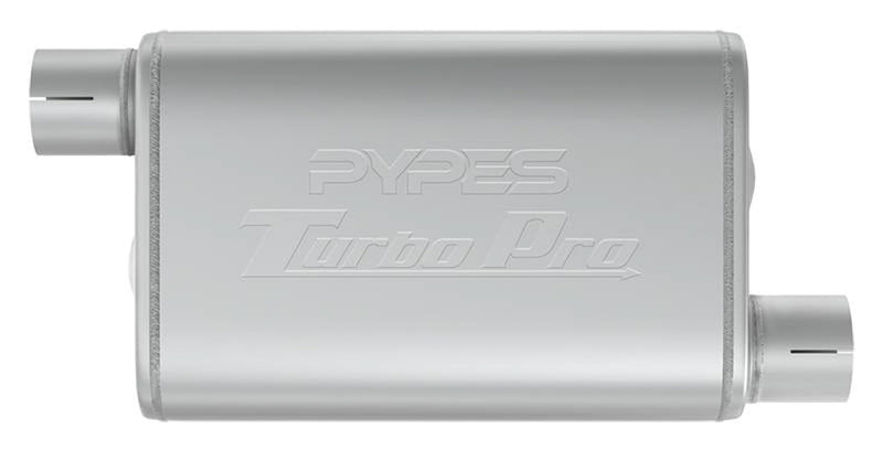 Turbo Pro Muffler Pypes Performance Exhaust MVT10: 2.5 Inch Offset Inlet/Offset Outlet,Multi