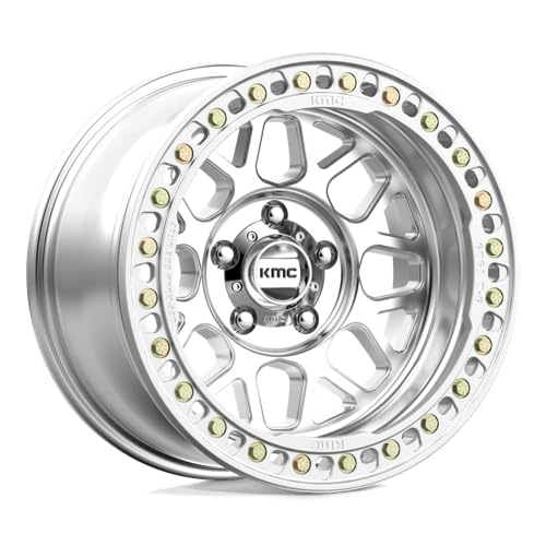 KMC Wheels Crawl Grenade Beadlock MACHINED Wheel with Aluminum (17 x 9. inches /5 x 0 mm, -38 mm Offset)