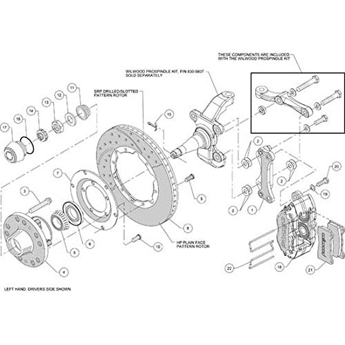 Brake Kit Front – Part No: 140-13345-DP