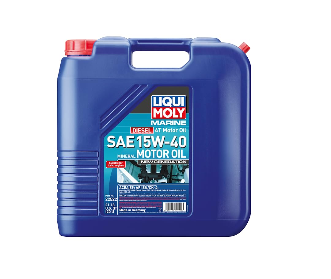 20L LIQUI MOLY Marine 4T New Generation Motor Oil SAE 15W40