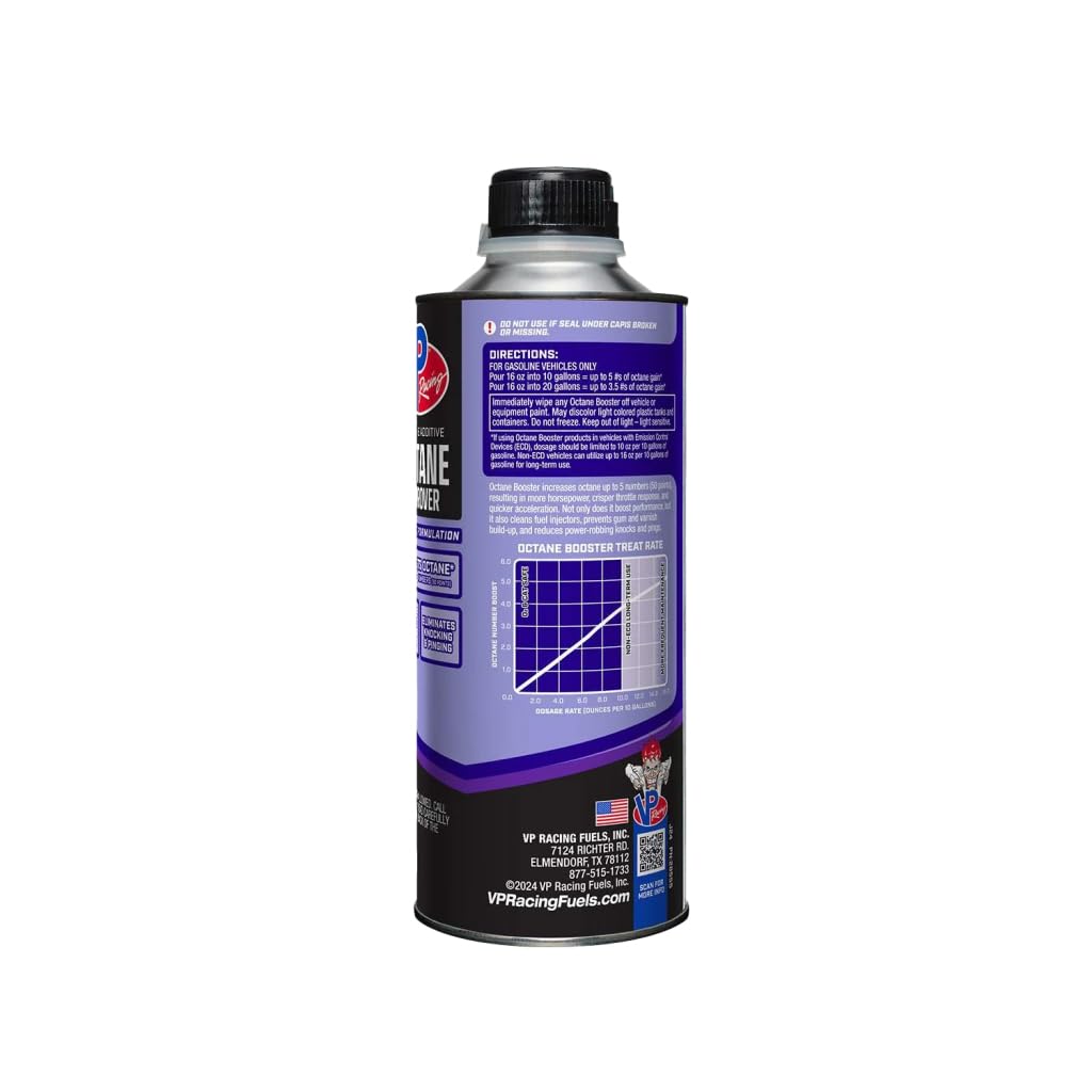 Octane Booster VP Racing 28555 Unleaded, Pack of 1