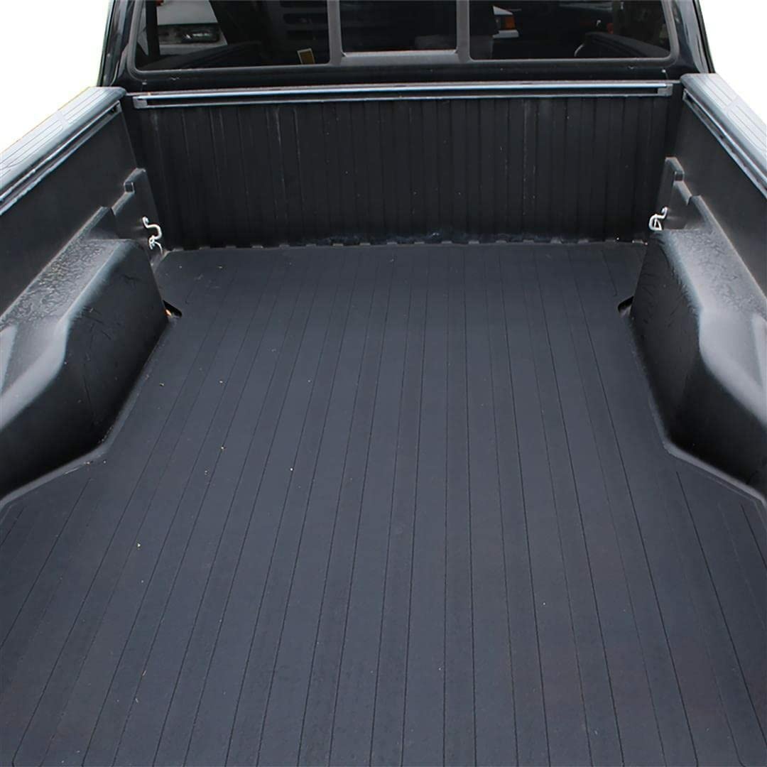 TrailFX Bed Mat 635N Fits Ram 1500 5.7 Foot Bed 2019-2025 Direct-Fit Textured Pebble Surface Drop-in Rubber Liner 65 x 61 Inch TrailFX 635N