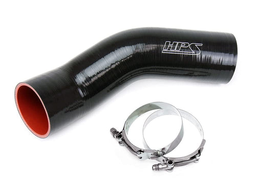 HPS Reinforced Black Silicone Air Intake Post MAF Hose Kit 57-1879-BLK