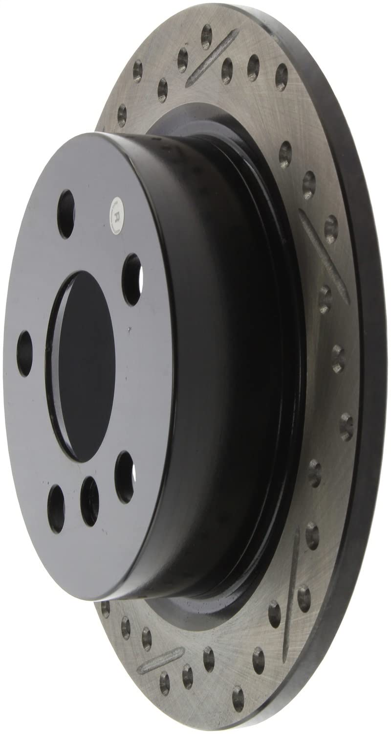 Sport Drilled/Slotted Brake Rotor StopTech 127.34159R (Rear Right), 1 Pack