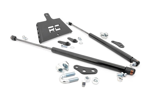 Hydraulic Hood Assist Rough Country for 1997-2006 Jeep Wrangler TJ - 1151,Black