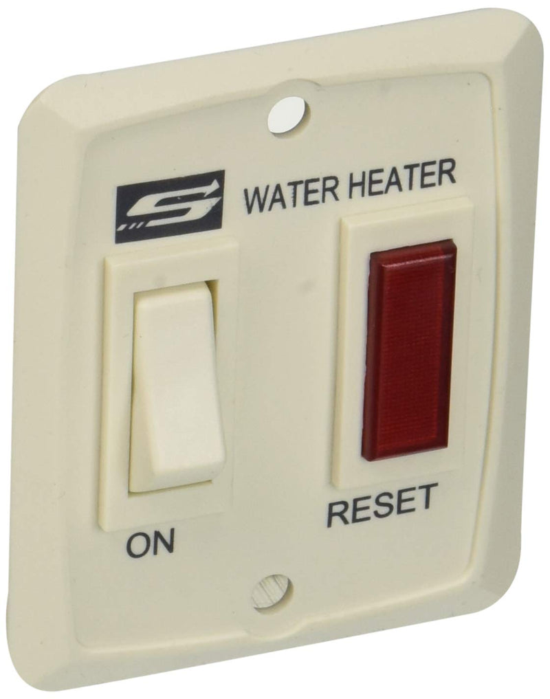 Water Heater Suburban 234795 Standard Wall Switch Assembly - Cream