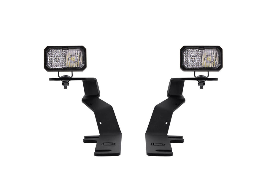 Stage Series Diode Dynamics 2 Inch LED Ditch Light Kit for 2015-2020 Ford F-150, Sport White Combo
