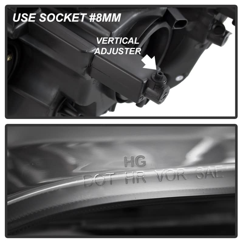 OEM Style Xtune Headlight (HD-JH-CHRTC08-OE-R) (OE)