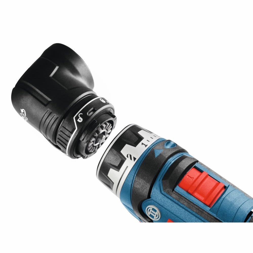 12V Max Bosch GSR12V-140FCB22 Drill/Driver with 5-In-1 Flexiclick® System and (2) 2.0 Ah Batteries