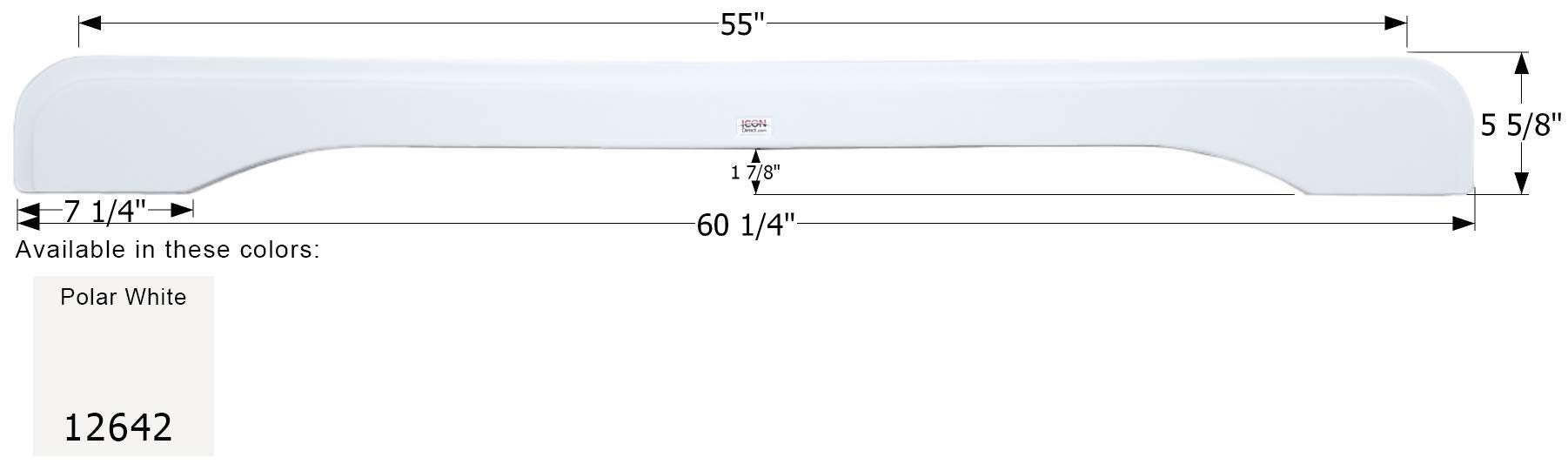 Fender Skirt ICON, Tandem, Sunnybrook, FS2642, Polar White