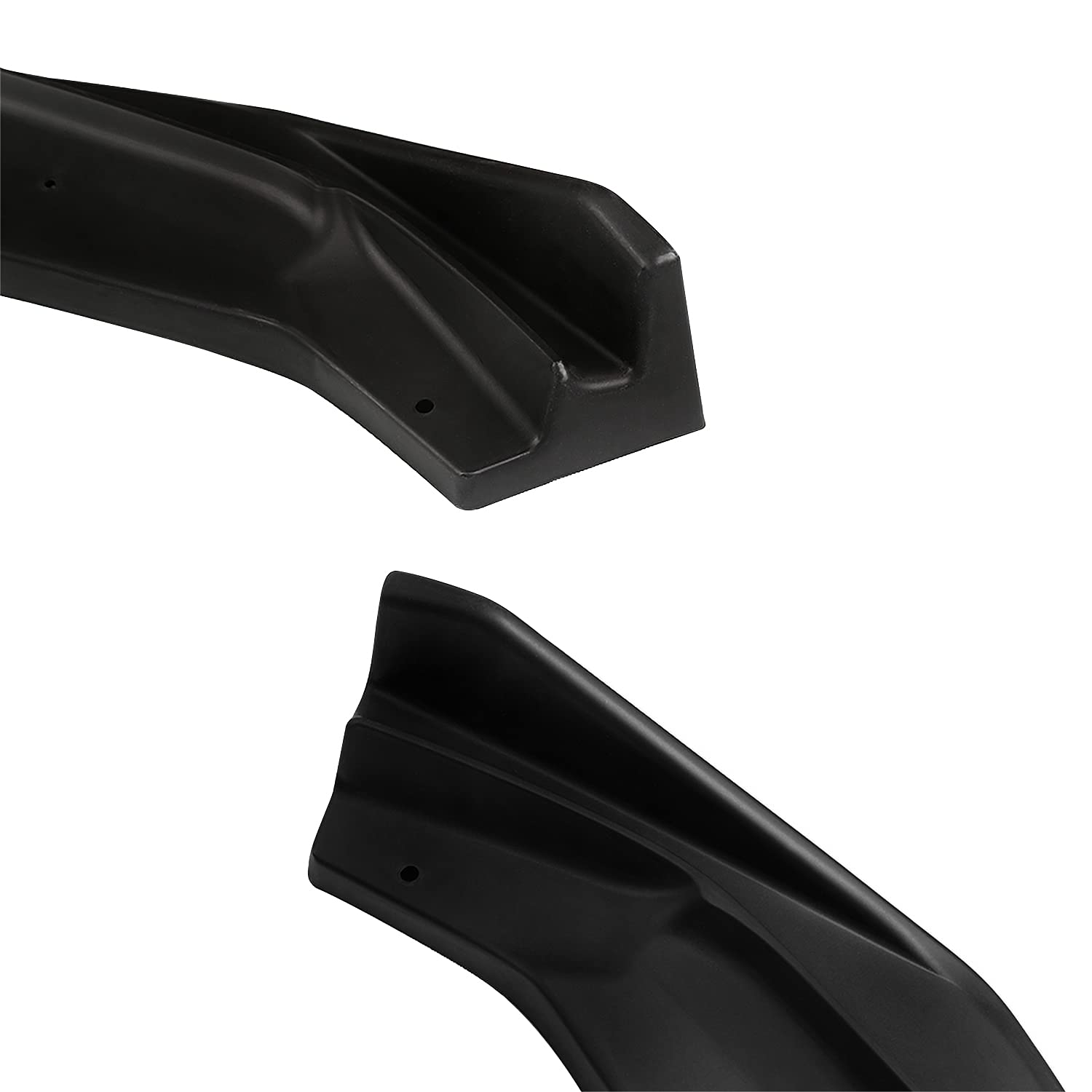 Spec-D Tuning Front Bumper Lip Matte Black Spoiler Splitter Body Kit 3PC Compatible with 2014-2017 Honda Fit