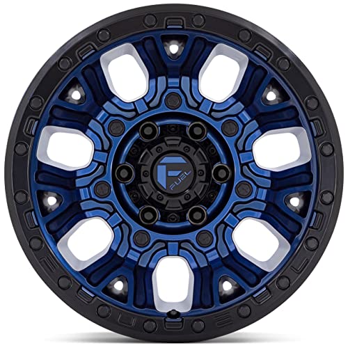 D827 TRACTION FUEL OFF-ROAD 20X10, 5X5.0, 4.79, -18mm DARK BLUE WITH BLACK RING - D82720007547