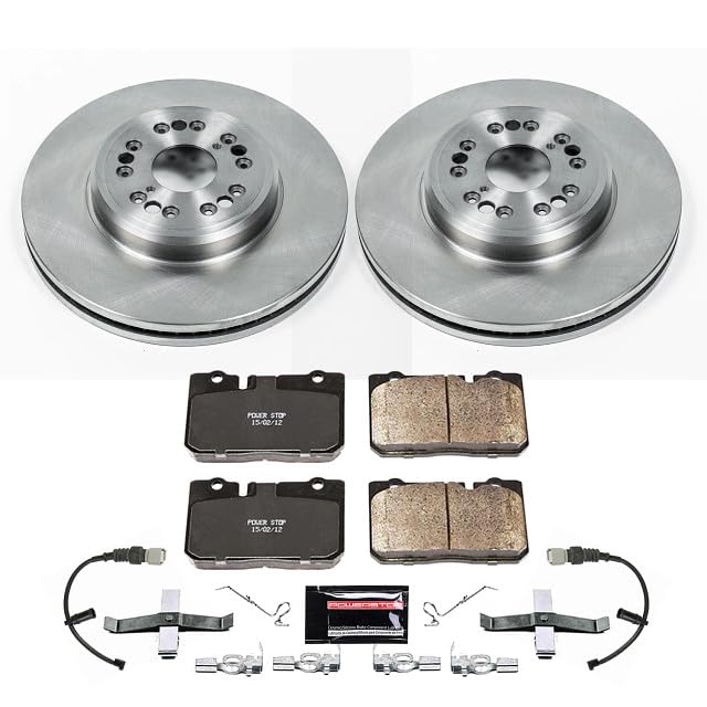 Power Stop KOE5099 Autospecialty Front Replacement Brake Pad and Rotor Kit For Lexus LS400 1995-2000 [Model Specific]