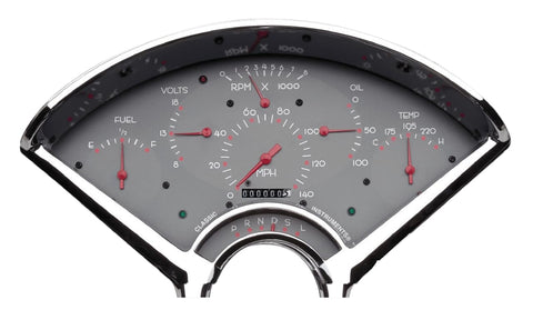 BE01G-LS Classic Instruments Bel Era Gauge Package Grey-Ls