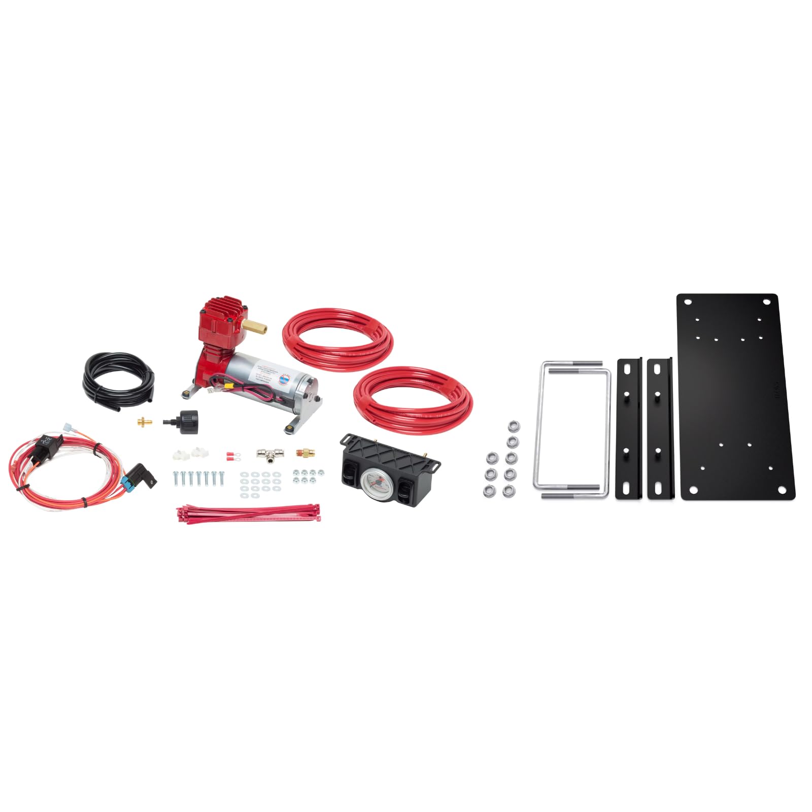 Firestone Air Command Airide 2911 Dual Path Analog Heavy Air Suspension Compressor System | 5-150 PSI | Includes No Drill Mounting Plate | Easy Installation
