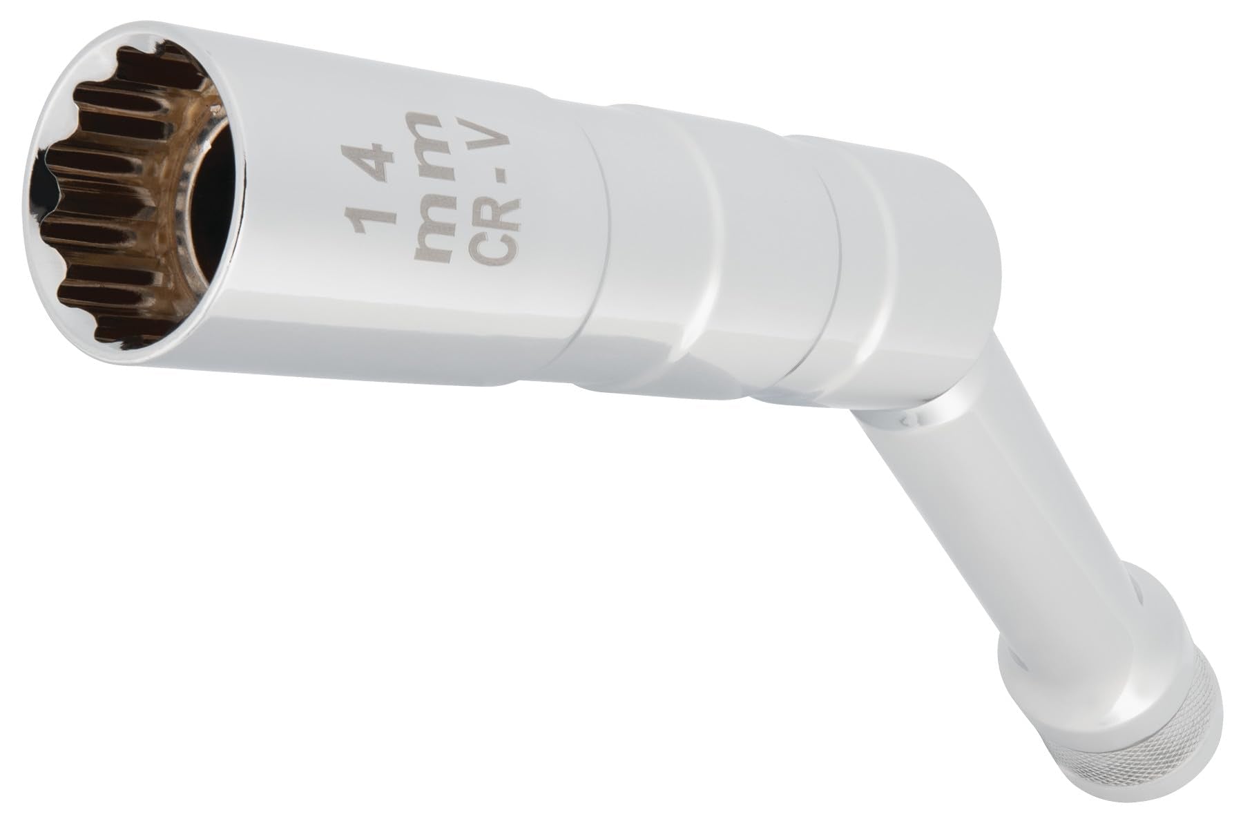 12 Point Performance Tool W80544 Mag Spark Plug Socket - 3/8" Drive, 14 mm Size, Swivel Design for Precision