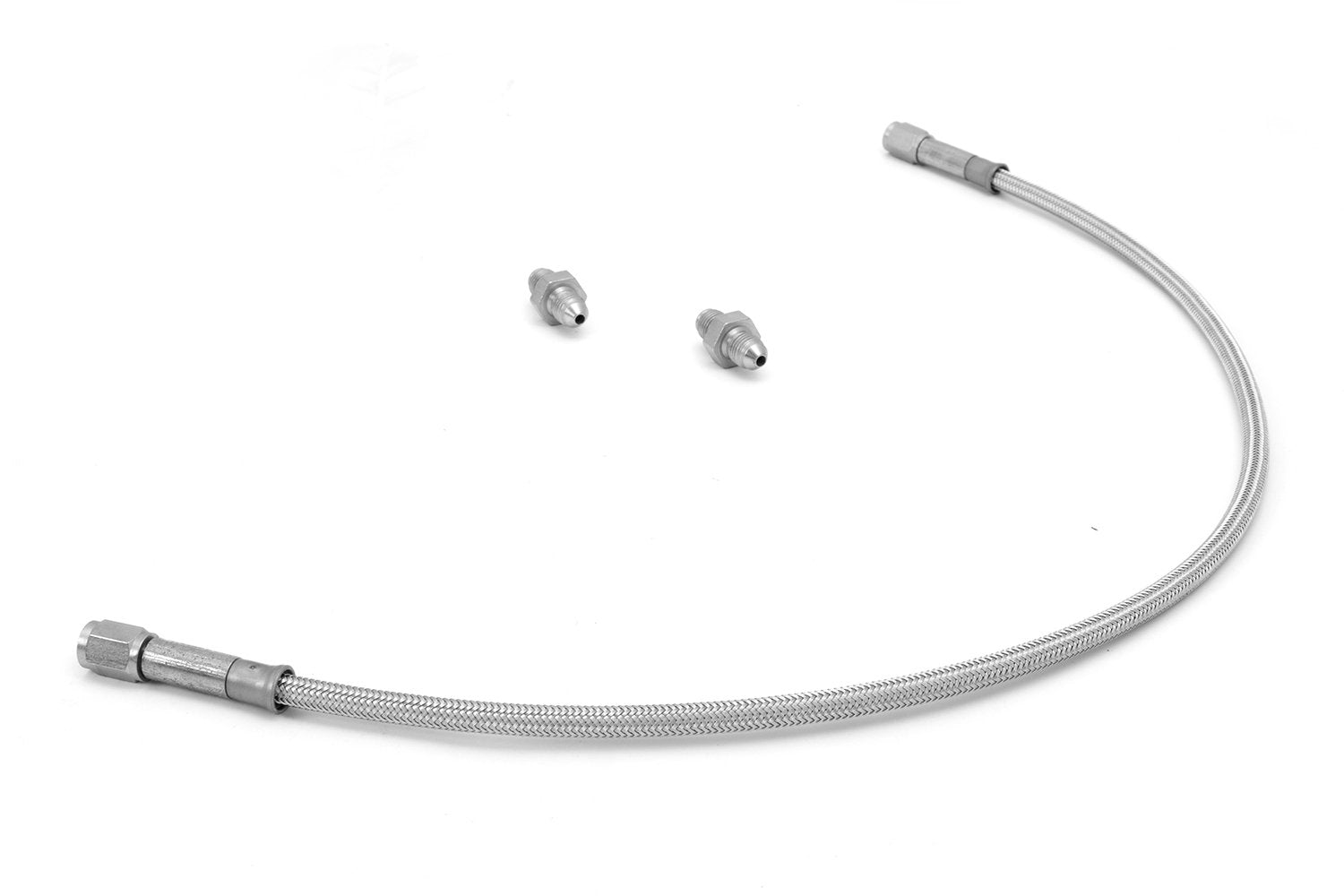 Brake Hose Kit, Rear, Braided Stainless Steel | Rugged Ridge | 16735.02 | Fits 1967-1973 Jeep CJ