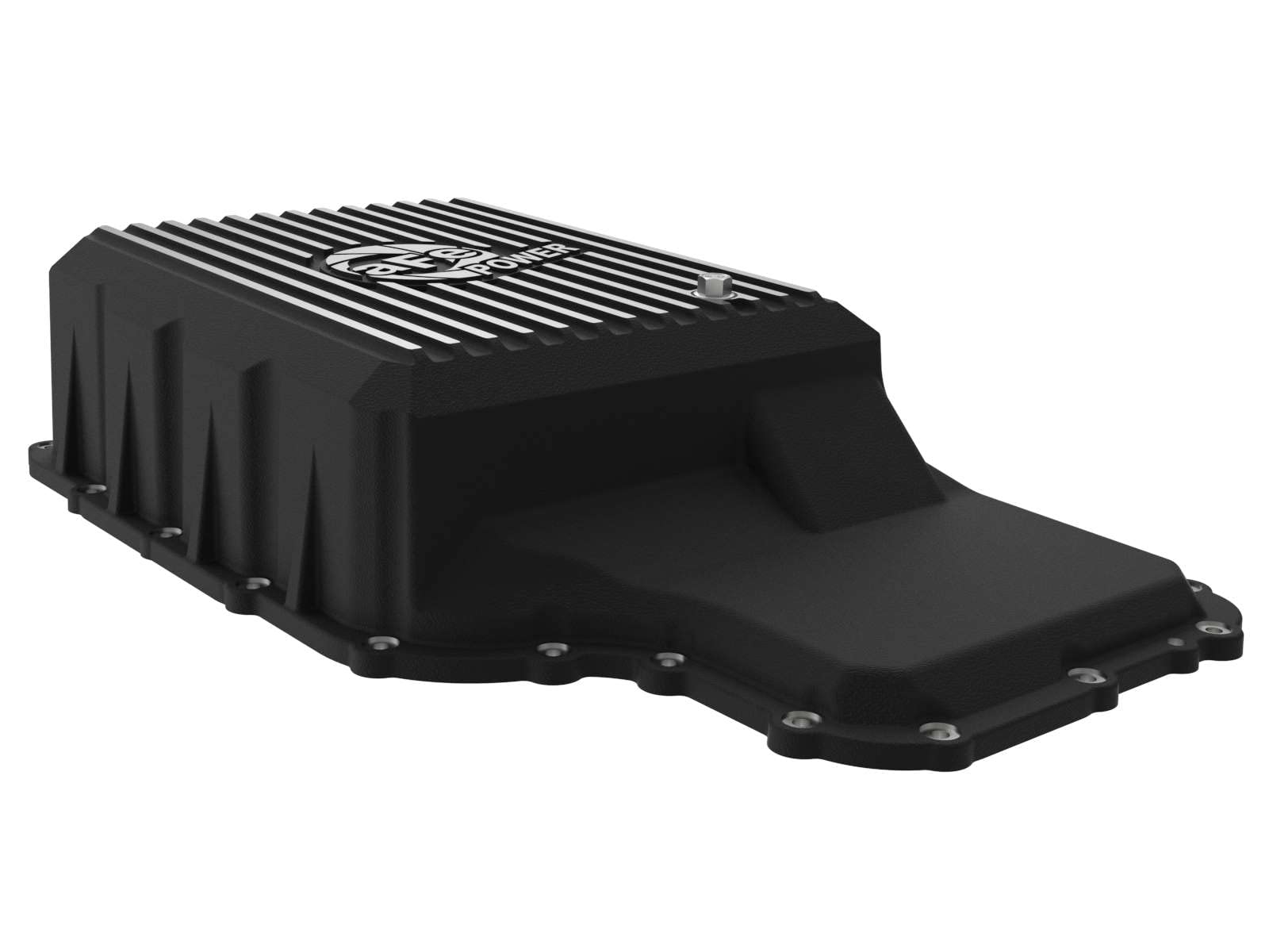 aFe POWER 46-71220B Street Series aFe POWER Transmission Pan, Holds 4 Quarts Over Stock, Black, for 2020-2021 Ford Trucks (10R140 Transmission)