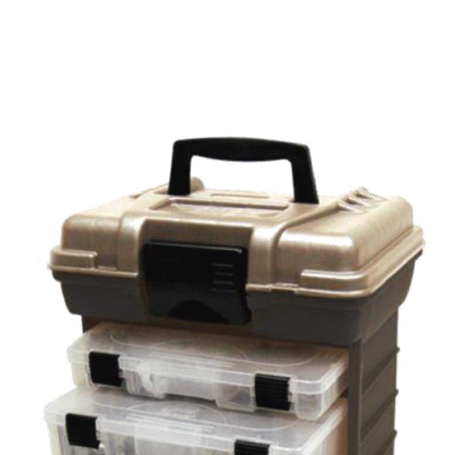 1363 Plano Molding Stow N Go Toolbox, Graphite Gray and Sandstone