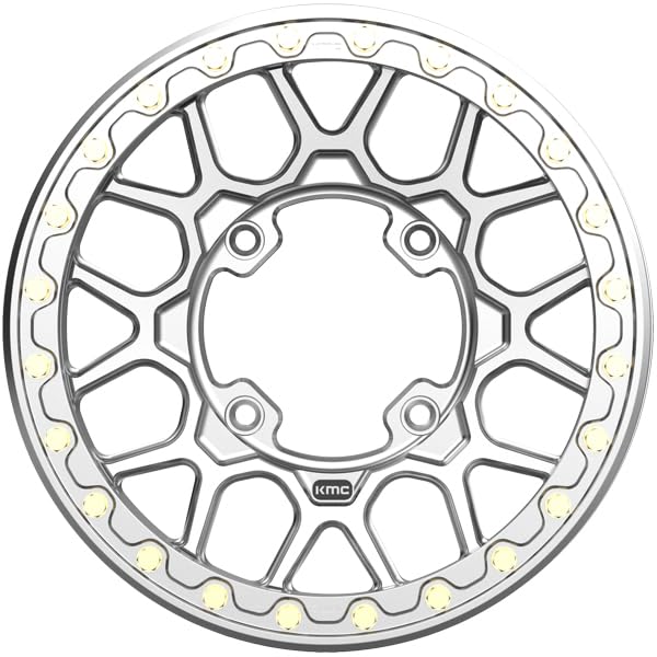 KMC KS435 Powersports 15X6 4X137 RAW-MACH-FRG 38MM Custom Rim Total of 1