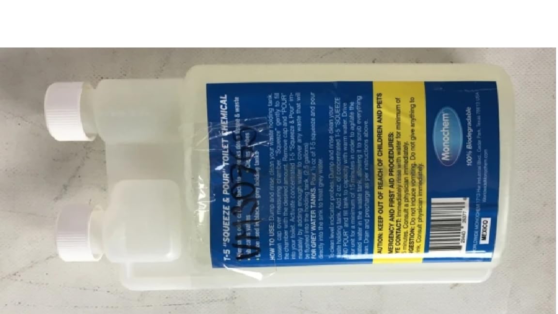 Monochem VM30765 - T-5 32 Oz. Lemon Holding Tank Treatment