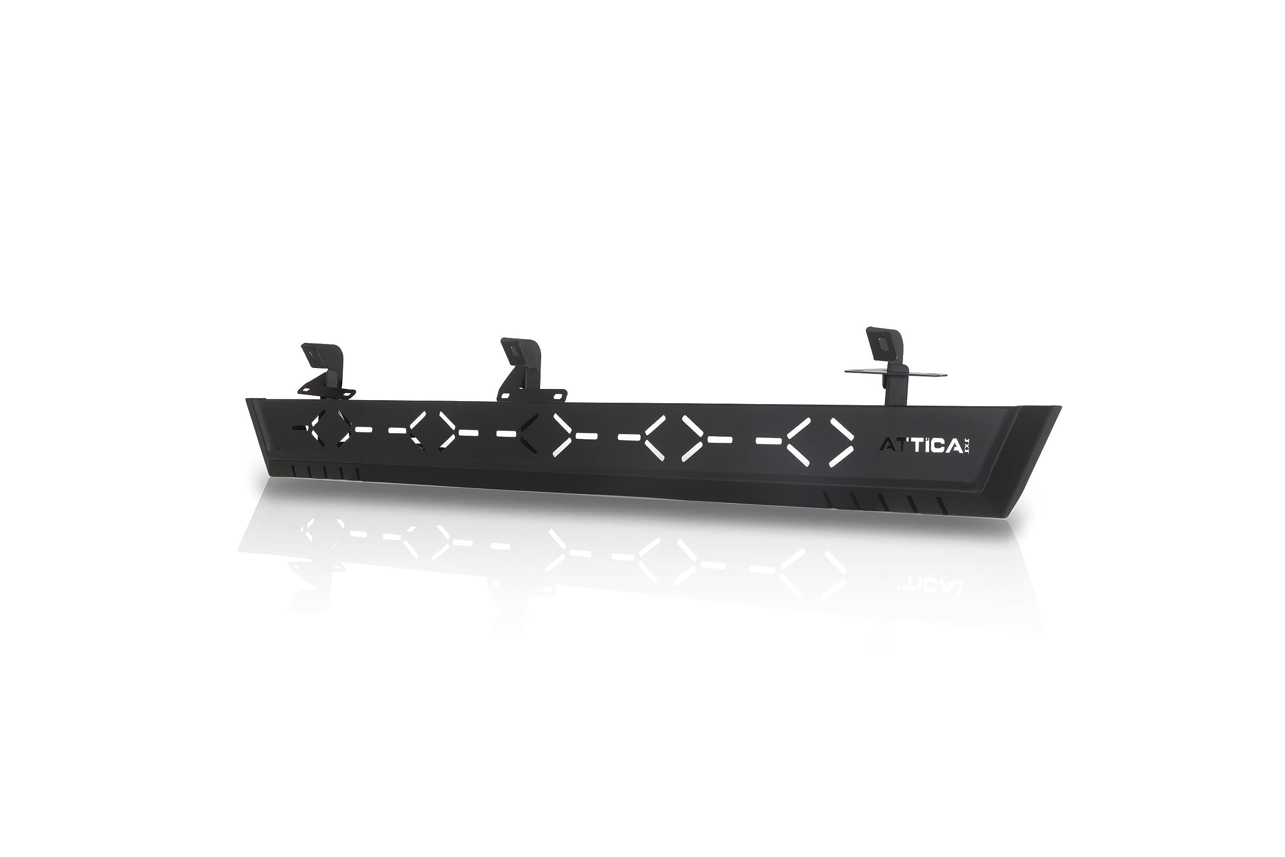 Attica4x4 Cobra Tek - Side Step w/Step Lights | Compatible with Ford Bronco (2021-2023) | Durable Steel Construction | Adventure-Ready Design | Textured Black Powder Coat.