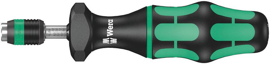 Wera Kraftform 05074710001 7445 Hexagon Torque Screwdriver, 1/4" Head, 2.5-11.5"/lbs Variable Torque Adjustment Range