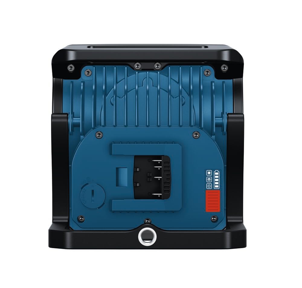 18V BOSCH GLI18V-4000CN Bluetooth LED Floodlight - 4,000 Lumens, Remote Control, Durable Metal Body, Adjustable Brightness & Long Runtime - Perfect for Job Sites & Outdoors (Bare Tool)