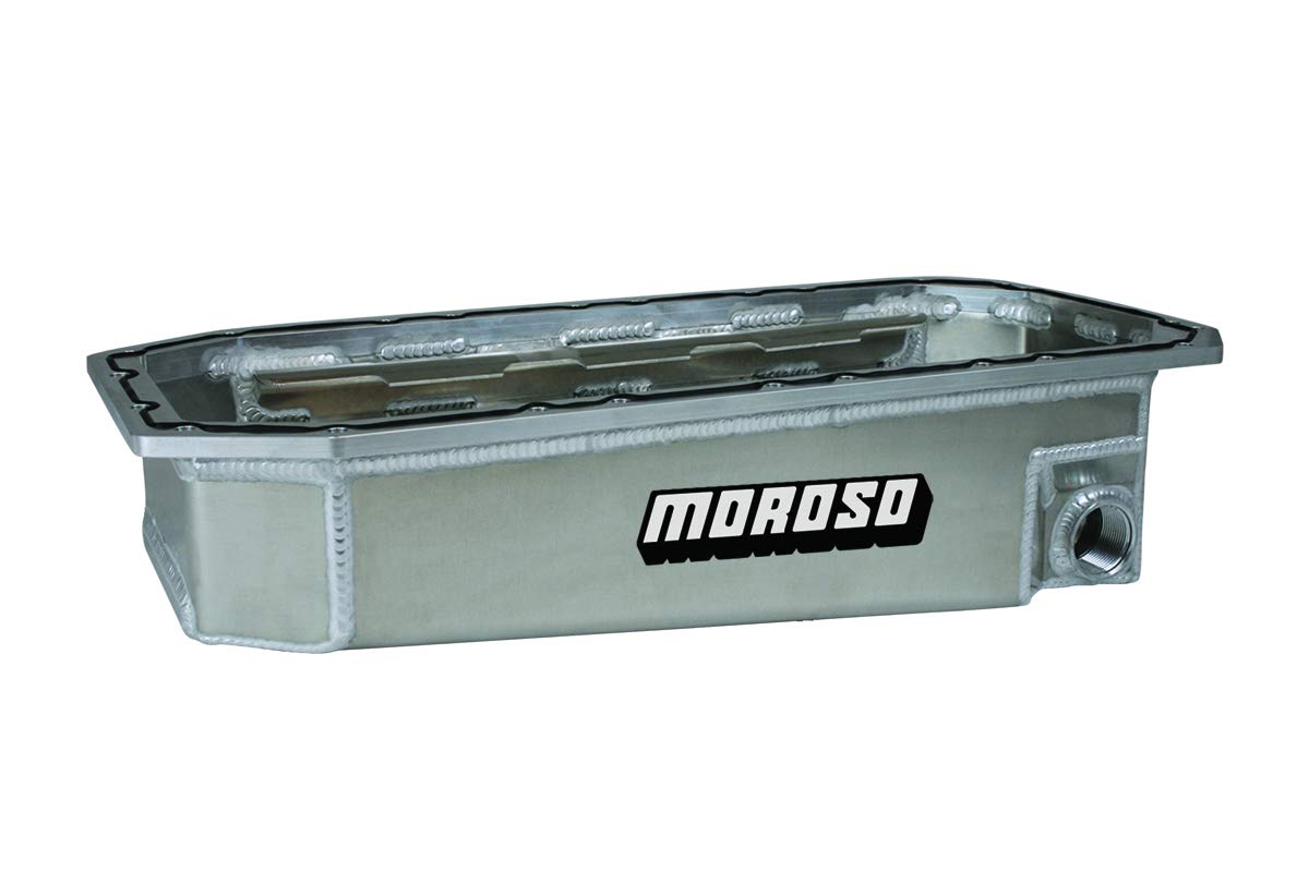 Moroso Aluminum Wet Sump Oil Pan 20056, Fits TFX 96/2000/2002 Hemi, Pro Mod and Funny Car
