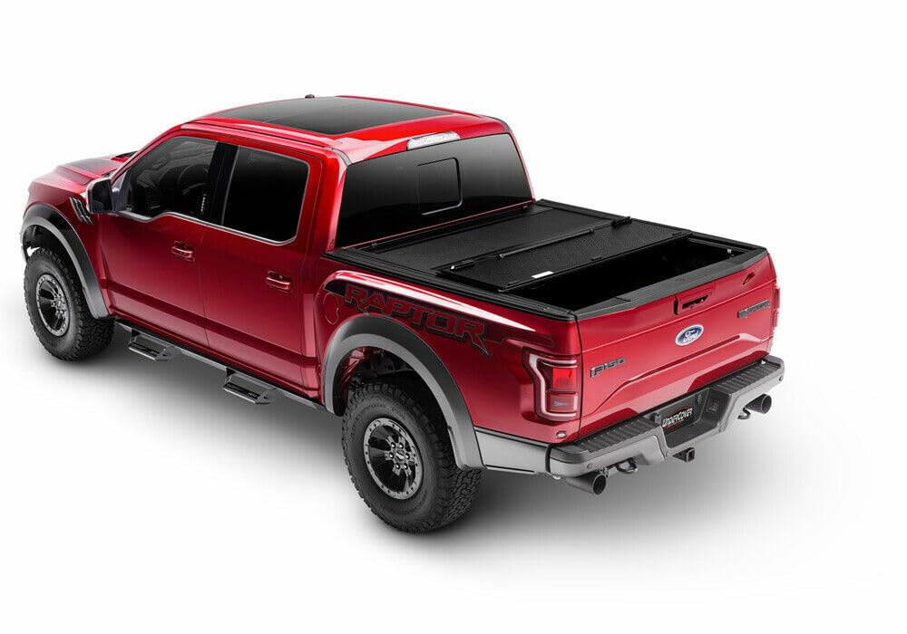 ArmorFlex UnderCover Hard Folding Truck Bed Tonneau Cover | AX42017 | Fits 2022 Toyota Tundra (w/o Trail Special Edition Boxes) 5' 7" Bed (66.7")