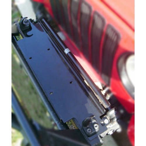 Winch Mounting Plate Rugged Ridge 11238.10; 87-06 Jeep Wrangler