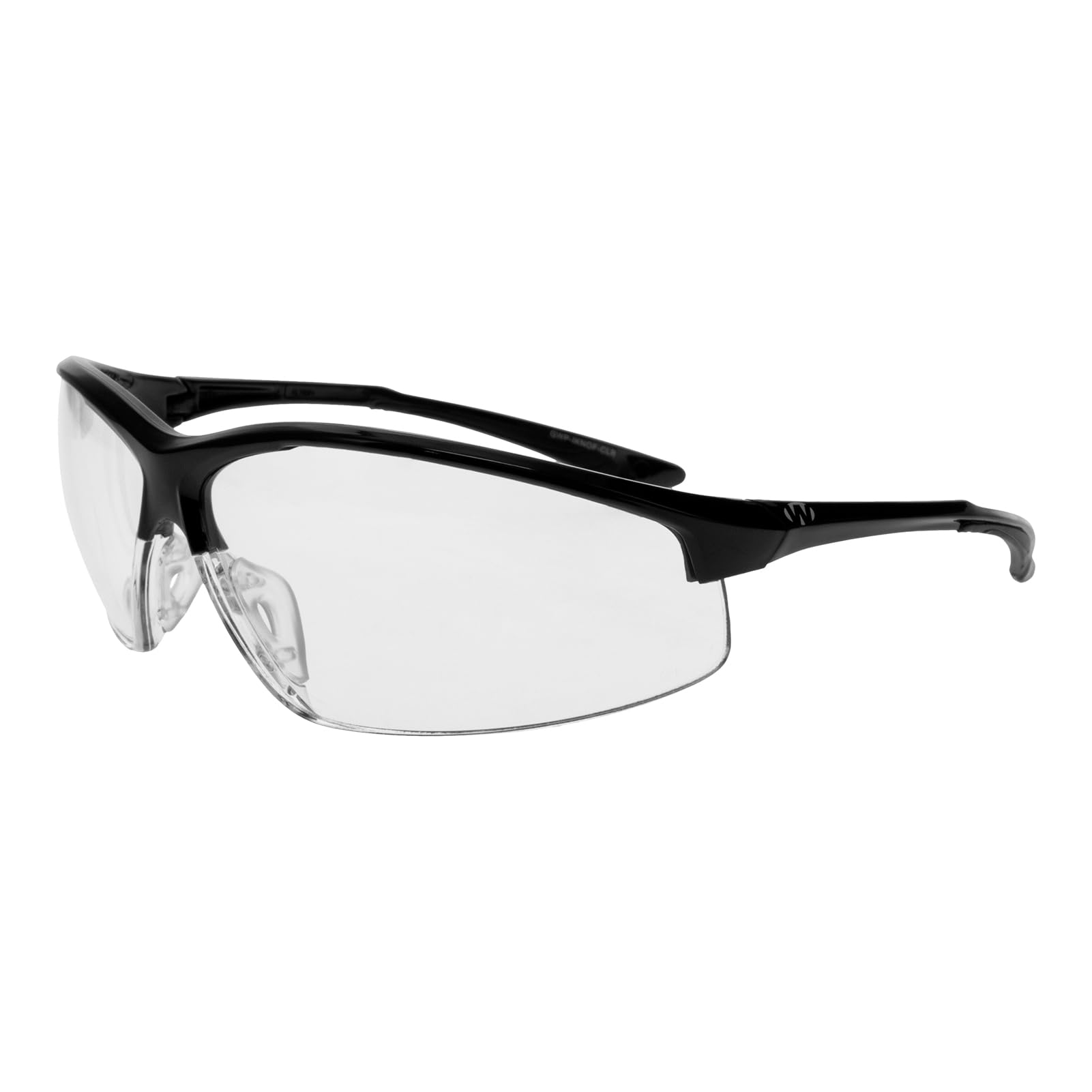 Tanker Walker's Open Frame Shooting Glasses Clear w/CASE