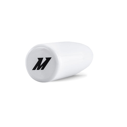 Mishimoto Weighted Shift Knob, MMSK-WH with 3 Thread Pitch Inserts for Universal Fit, White Steel
