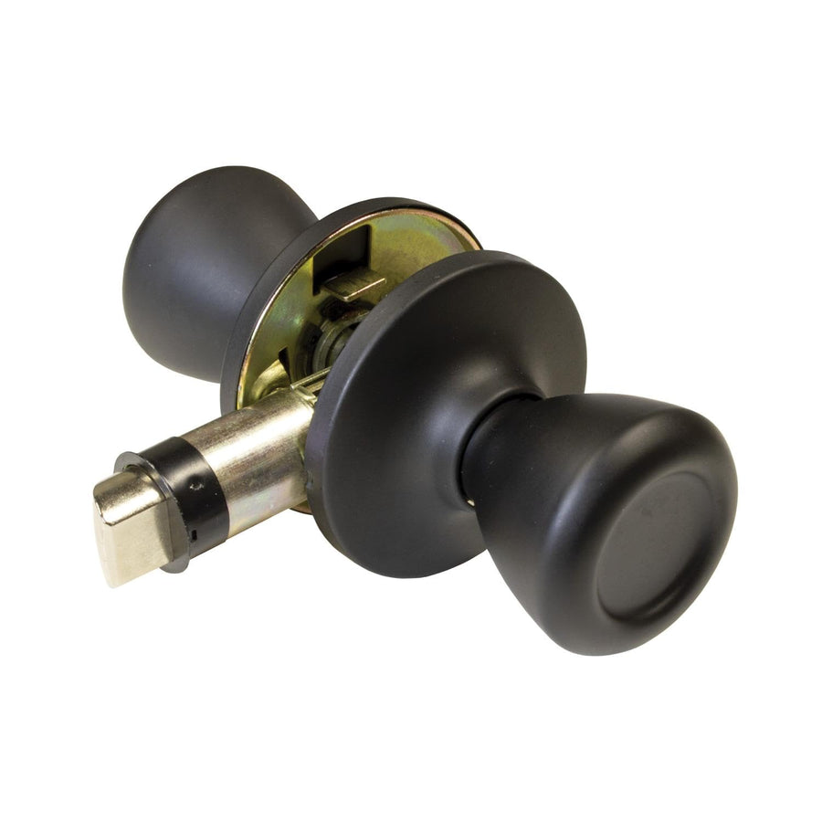 RV Interior Global Link Passage Door Knob, Matte Black