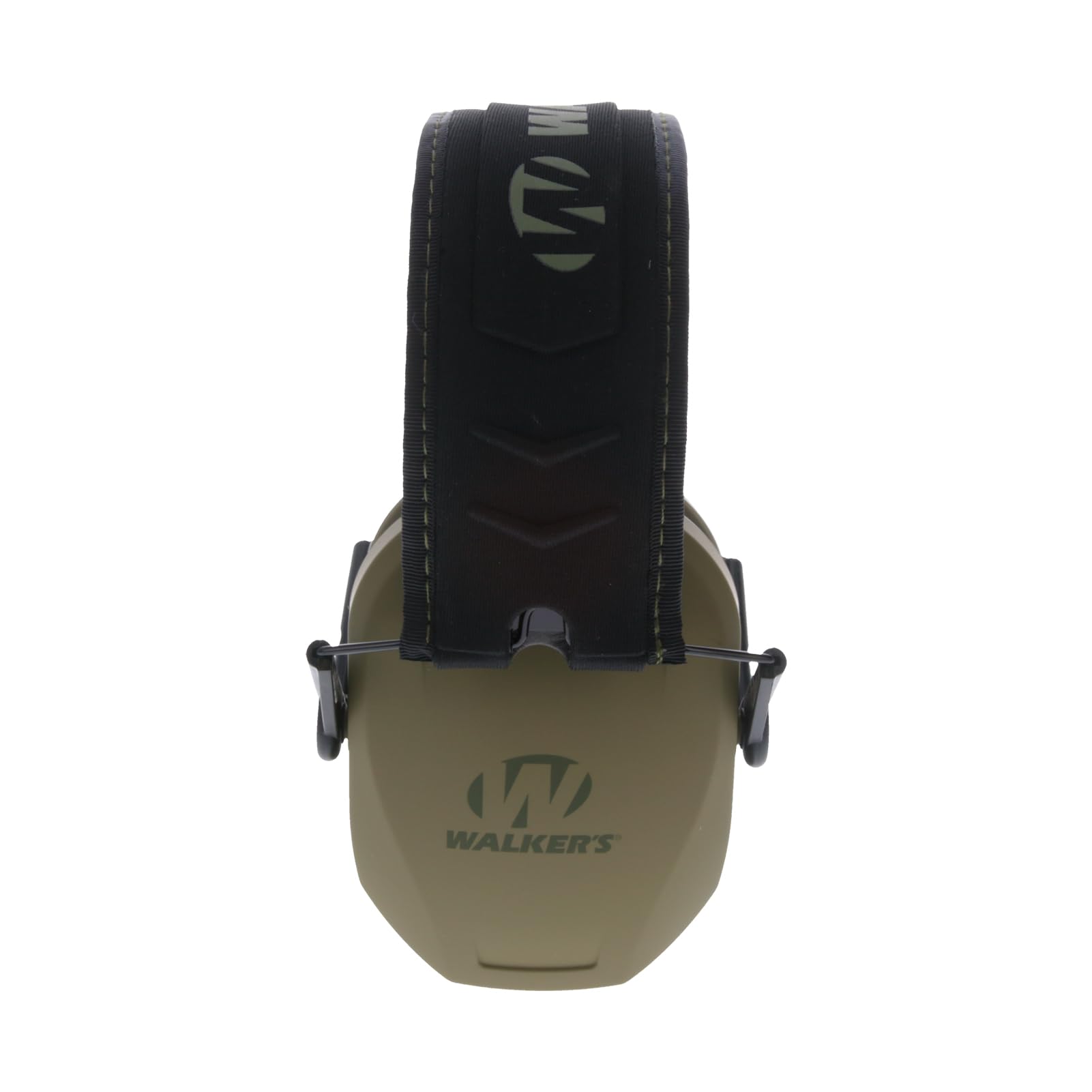 Walker's Passive Razor Slim Earmuff - Ultra Low-Profile Earcups - Olive Dark Green, One Size