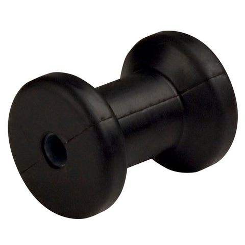 Spool Roller CE Smith 4" W 5/8" S BLK RUB