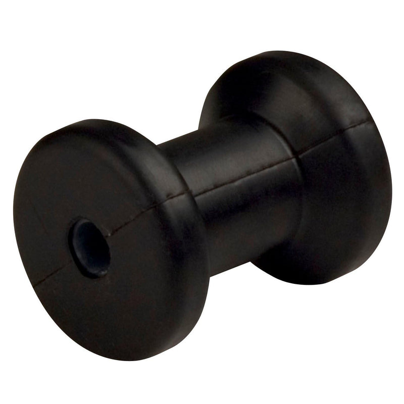 Spool Roller CE Smith 4" W 5/8" S BLK RUB