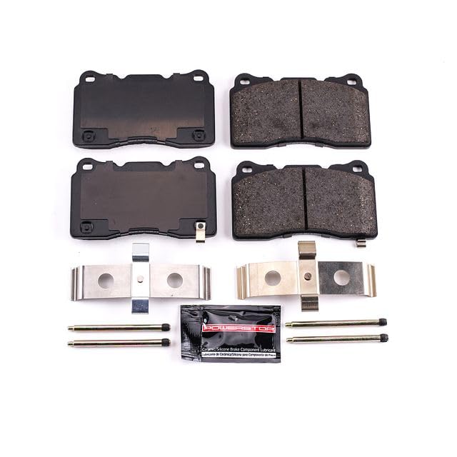 Power Stop Z23-1001 Z23 Evolution Sport Carbon Fiber Infused Ceramic Brake Pads with Hardware [Application Specific]