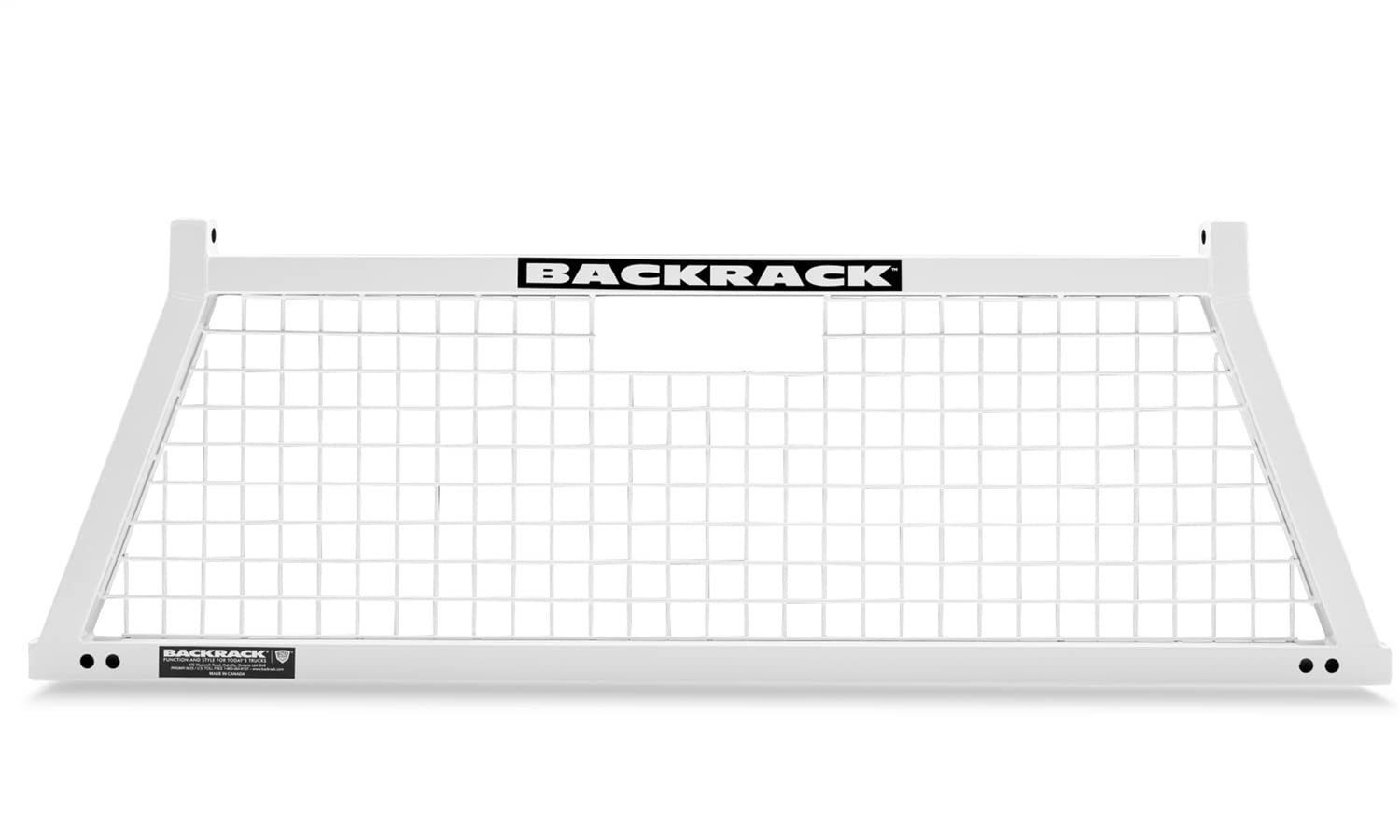 BACKRACK RealTruck Safety Rack Frame Only, White | 10600W | Fits 2015-2025 Chevrolet/GMC Colorado/Canyon; 2019-2025 Ford Ranger