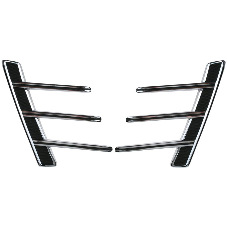 Concours Scott Drake Quarter Panel Ornament Set in a Chrome Finish, Compatible with 1966 Ford Mustang, Model C6ZZ-65290A76/7