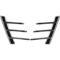 Concours Scott Drake Quarter Panel Ornament Set in a Chrome Finish, Compatible with 1966 Ford Mustang, Model C6ZZ-65290A76/7
