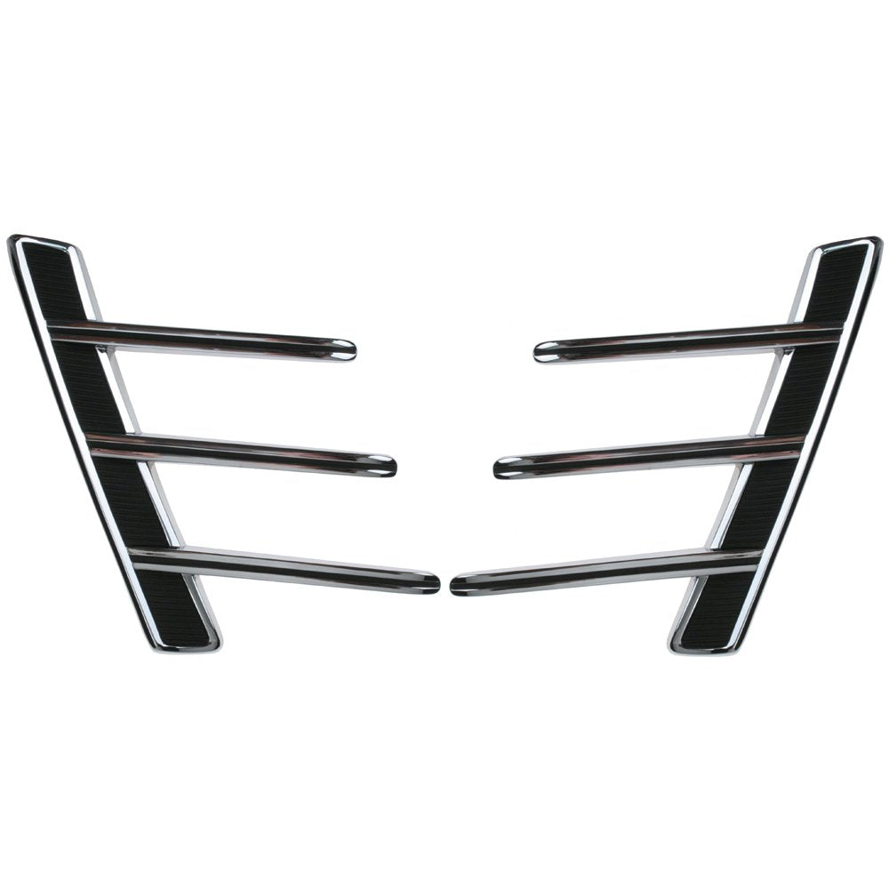 Concours Scott Drake Quarter Panel Ornament Set in a Chrome Finish, Compatible with 1966 Ford Mustang, Model C6ZZ-65290A76/7