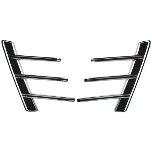 Concours Scott Drake Quarter Panel Ornament Set in a Chrome Finish, Compatible with 1966 Ford Mustang, Model C6ZZ-65290A76/7