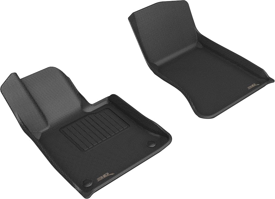 Custom Fit 3D MAXpider Kagu Floor Mat (Black) Compatible with Mercedes-Benz GLC-Class SUV (X254) 2023-2026 - R1