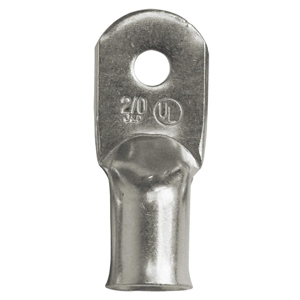 Ancor Marine Grade 242264 Heavy Duty Electrical Tinned Copper Lugs (2-Gauge, Size 1/4 Screw, 25-Pack)