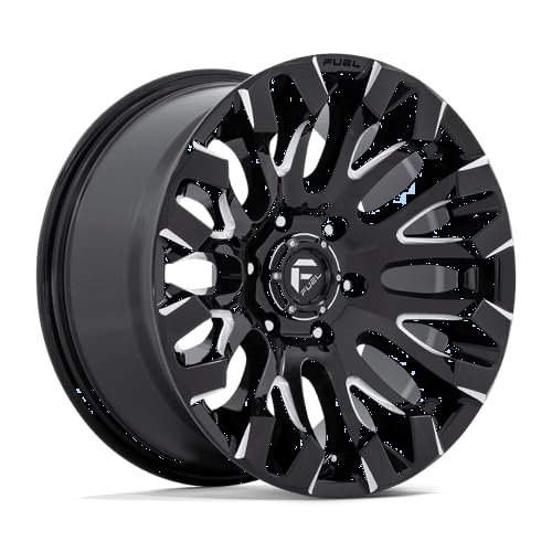 D828 QUAKE FUEL OFF-ROAD 18X9, 6X5.5, 5.04, 1mm GLOSS BLACK MILLED - D82818908450