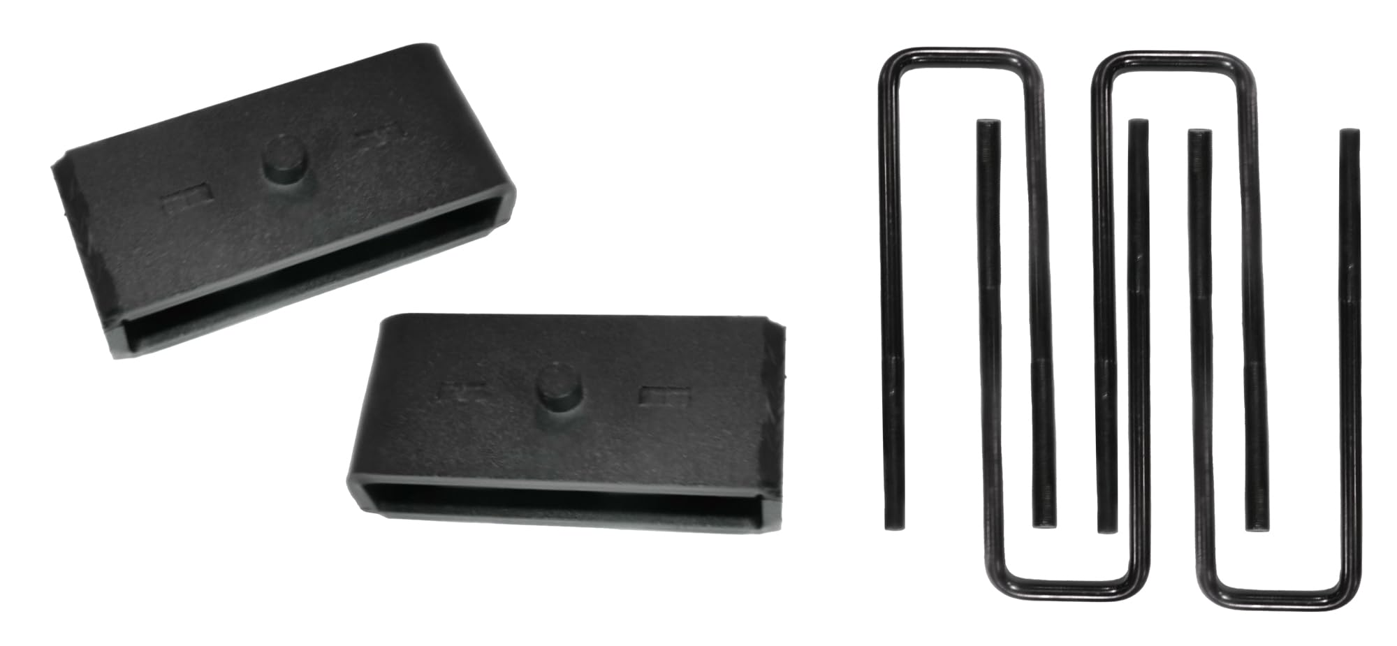 SUPERLIFT SUSPENSION RealTruck 1" Block Kit for Colorado/Canyon | Rear Lift Blocks, U-Bolts, & Hardware | 3920 | Fits 2023-2024 Chevrolet Colorado/GMC Canyon 4WD