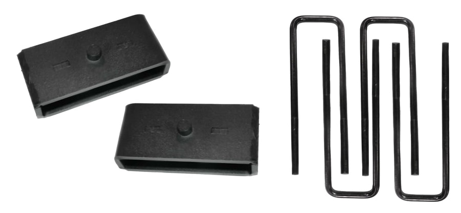 SUPERLIFT SUSPENSION RealTruck 1" Block Kit for Colorado/Canyon | Rear Lift Blocks, U-Bolts, & Hardware | 3920 | Fits 2023-2024 Chevrolet Colorado/GMC Canyon 4WD